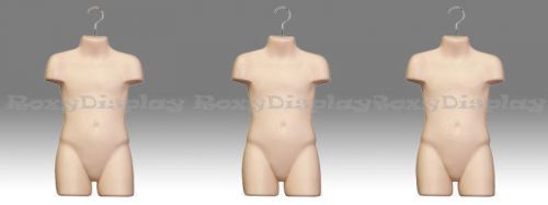 3 pcs 5t-7t child half round mannequin torso form # ps-c245f-3pcs for sale