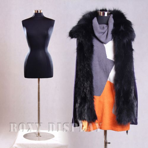 Female Mannequin Dress Form Hard Form F6/8BK+BS-04