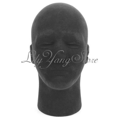 Male Styrofoam Foam Mannequin Manikin Model Glasses Wigs Cap Display Head Stand
