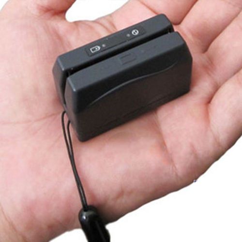 4qty Mini Portable Magnetic Magstripe credit card Reader  3 Track MINI DX3 Swipe