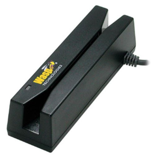Wasp 633808471354  WMR-1250 Magnetic Stripe Reader - USB - Black