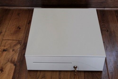 Apg t320-cw1616 heavy duty cash drawer w/ multipro 320 interface 24v white for sale