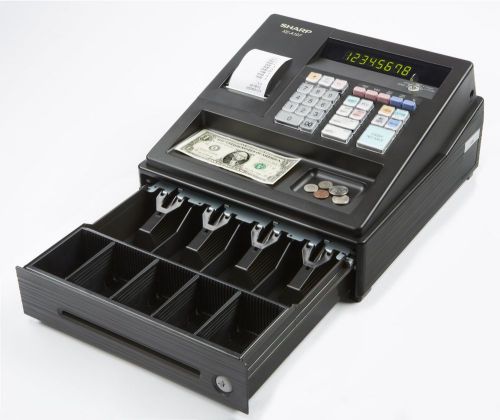 NEW Electronic Locking Cash Register, Money Slot Drawer Compartment LED Display