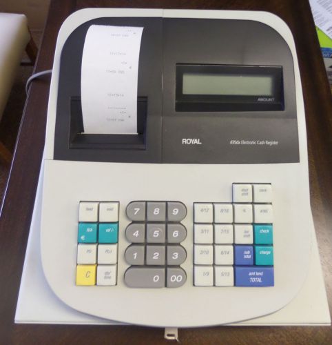 Royal 435dx electronic cash register -in original box for sale