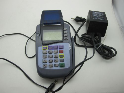 VERIFONE Omni 3200se Credit Card Terminal with Power Supply