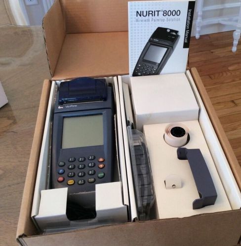 Verifone Nurit 8000s Wireless Palm Credit Card Terminal
