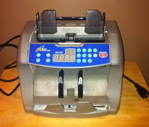 Royal Sovereign RBC-1003 Electronic Cash/Bill Counter ~ Sold As Is / For Parts