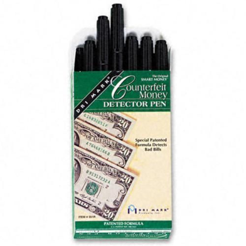 Dri mark smart money counterfeit bill detector pen - magnetic ink - (351r1) for sale