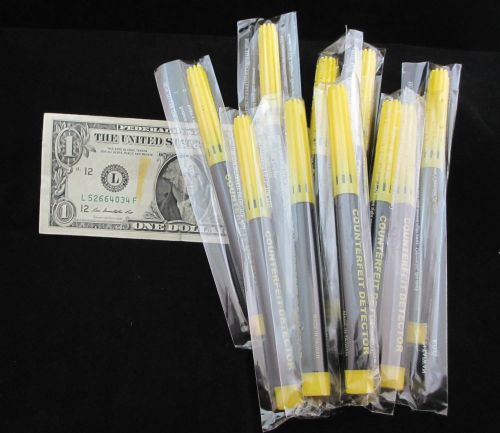 25X Quality Counterfeit Money Detector Pens- Protect Your Business, Wholesale $