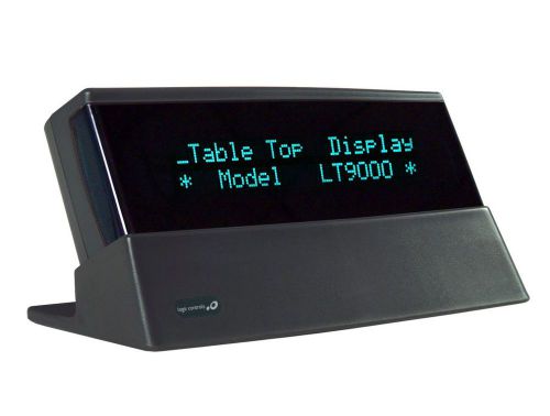 Logic Controls Desktop Customer Display - LT9900-GY (DB9 Cable and Power Supply)