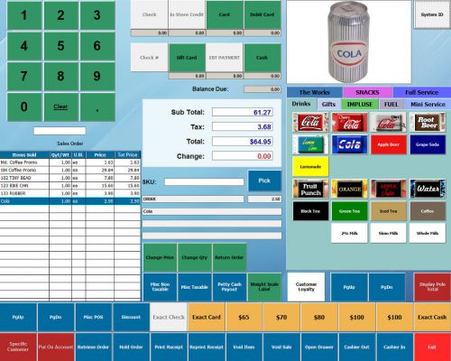 Business Software Invoice Touch Point Of Sale Software