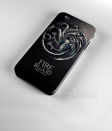 New Design House Targaryen Game of Thrones Fire And Blood 3D iPhone Case Cover