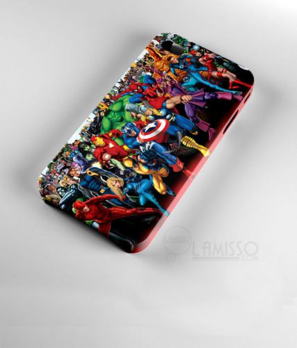 New Design All Character Superheroes Marvel Comics 3D iPhone Case Cover