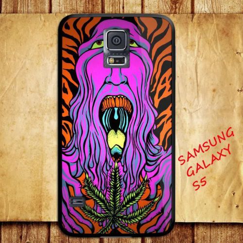 iPhone and Samsung Galaxy - Kid Cudi Purple Monster Marijuana Logo - Case