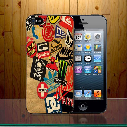New hot Vans Adio Quiksilver Toymachine Logo Case For iPhone and Samsung galaxy