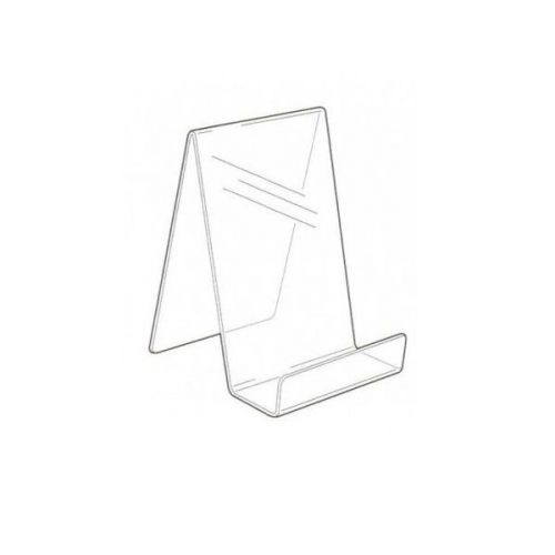 Set of 10 clear acrylic smartphone cell phone holder 5x11 (2&#039;&#039;x4.3&#039;) front lip for sale