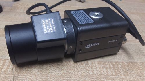 Ultrak commercial grade cctv color camera kc721cn with 3.5-8mm lens &amp; free ship for sale