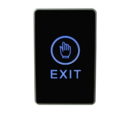 Door Touch Exit Button Push Home Release Switch Panel Access Control LED Light
