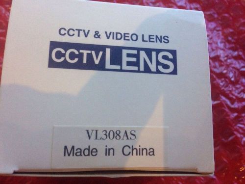 VL308AS - 1/3&#034; CS Mount - 3-8mm f/1.0 Aspherical AUTO IRIS Lens, New In Box