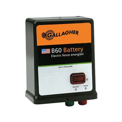 Gallagher G351504 B60 Battery Fence Energizer System, 40 Acres