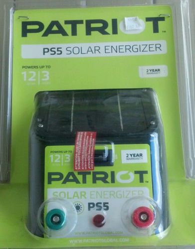 PATRIOT PS5 Solar Fence Energizer