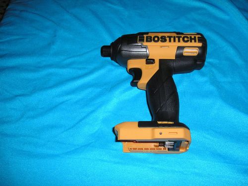 New 18 Volt Bostitch 1/4&#034; Impact Drill &amp; 2 Tool Case Model BTC440