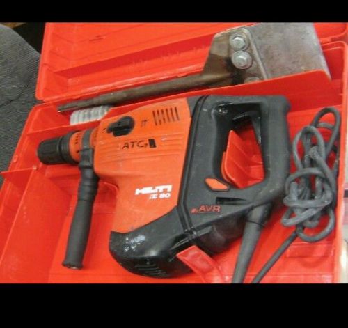 Hilti te 80-atc avr hammer drill,8 new bits &amp; chisels, fast ship-6month-warranty for sale