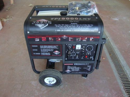 TAHOE TPI 9000 LXU gas generator /remote control start