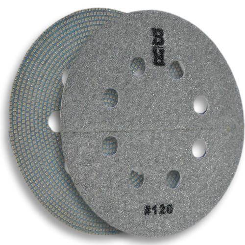 Buddy Rhodes 6&#034; 120g Dual Action Orbital Concrete Stone Diamond Polishing Pad