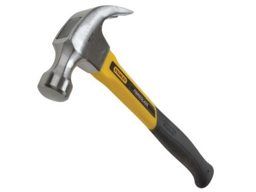 Stanley Tools Curved Claw Hammer Fibreglass Shaft 450g (16oz)
