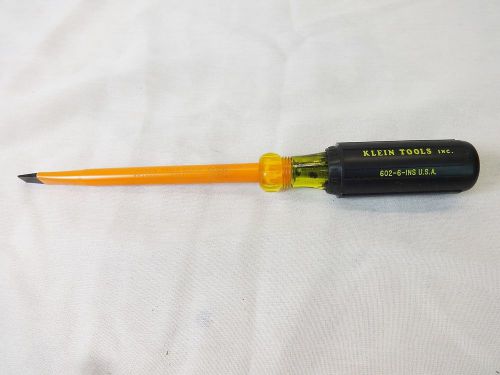 Klein 5/16 slotted screwdriver - insulated 1000 volts for sale