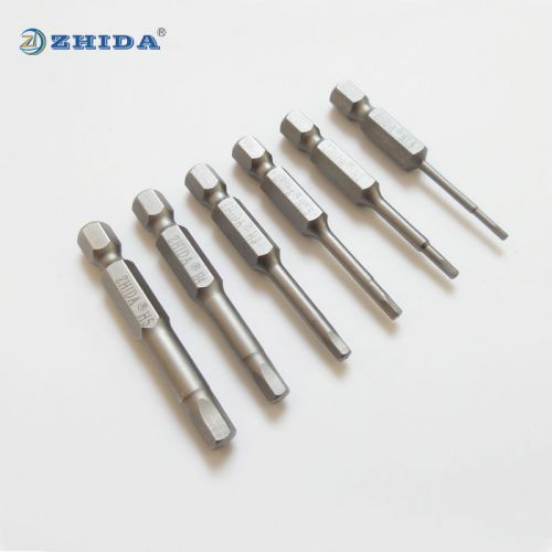 Allen screwdriver bits h5 hex screwdriver bits (zhida manufacturer) 10pcs for sale