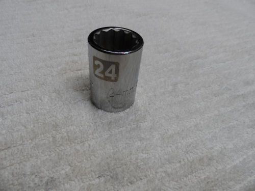 Craftsman 3/4 Drive Metric MM Socket, 12 pt, USA, 24mm - Part # 47931