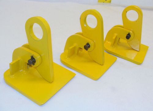 SAFETY CLAMPS INC. MODEL HL LOT 3 STEEL PLATE CLAMPS 1/2 PP TON