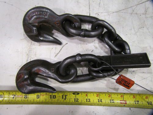 Cm 1/2&#034;x19&#034;chain with chain cradle grab hooks wll 13000 for sale