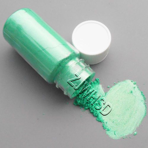 15ml green ultrafine glitter pearl pigment powder metal sparkle shimmer paint for sale