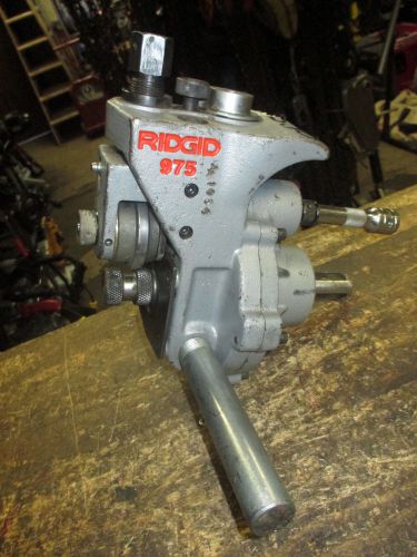 Ridgid 975 groover 1 1/4 - 6&#034; capacity mint cond for sale