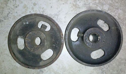 CAST IRON WHEELS FOR SMALL HIT AND MISS ENGINE MOTOR ANTIQUE OLD IRON