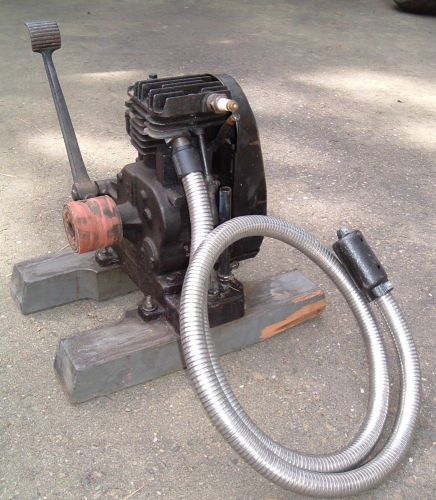 Antique old briggs gas engine flex hose exhaust system y h t s fh fi for sale