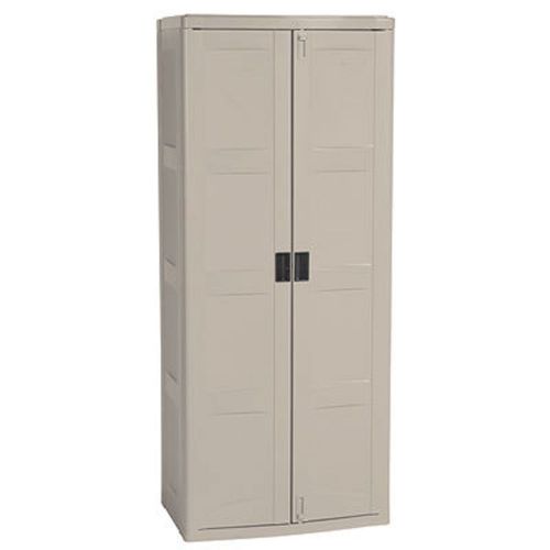 Suncast-storage-utility-tall-cabinet-office-garage-work-supply-shelf-shelves-ne for sale