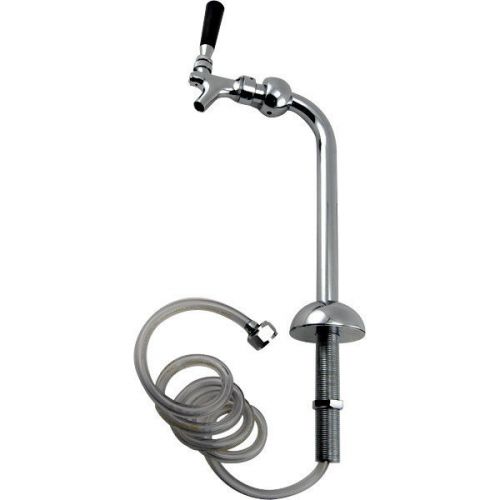 Single tap chrome axis draft beer kegerator tower - stylish home bar keg faucet for sale