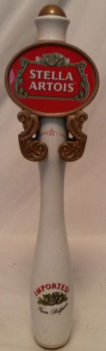 11 IN. WOOD STELLA ARTOIS BEER TAP HANDLE BELGIUM