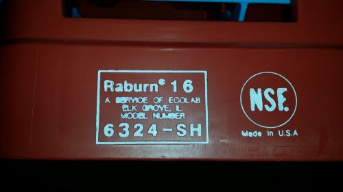 Ecolab Raburn Dish Racks Red/Green 6309-S4 Balloon Wine Glass 9 Openings