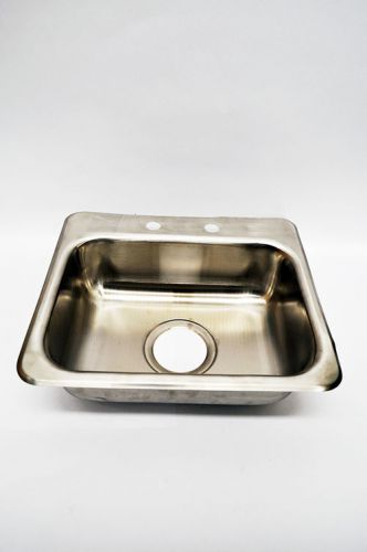 New restaurant drop in sink with faucet size 16&#034;x14&#034;x5&#034; psdi-1614-5 for sale