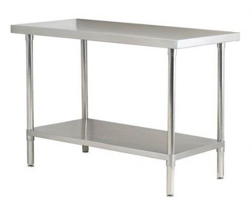 Stainless steel centre prep tables commercial kitchen all sizes from ?119.99 for sale