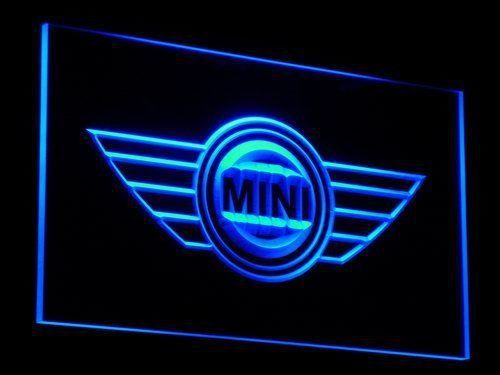 Mini Cooper BMW Mr Bean LED Logo Beer Bar Garage Billiards Club Neon Light Sign