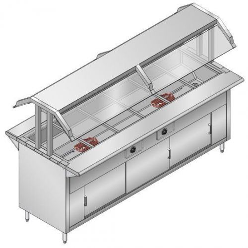 NEW RESTAURANT STAINLESS STEEL Electric Buffet Table MODEL PBTD-7E