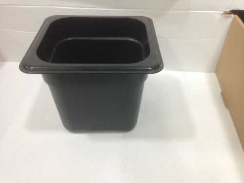 Cambro 6-in Deep Black Sixth-size Pan    Qtty: Lot of 10