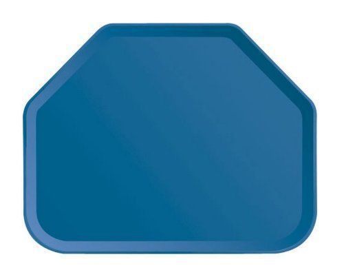 Cambro 1418TRCW-168 Polycarbonate Camwear Trapezoid Cafeteria Tray, Blue