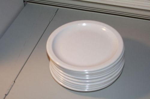 Lot of 10  4350402 - dallas ware pie plate 6-1/2&#034; - white carlisle for sale